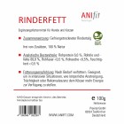 Hund Katze B.A.R.F. Hundefutter Nahrungsergänzungen Rinderfett 100g 1 Packung -3- Anifit